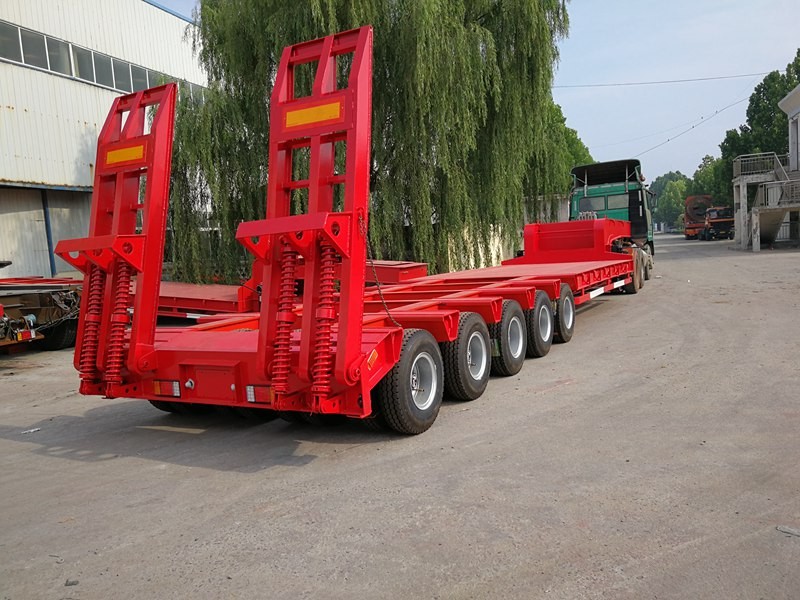 double axle lowbed trailer